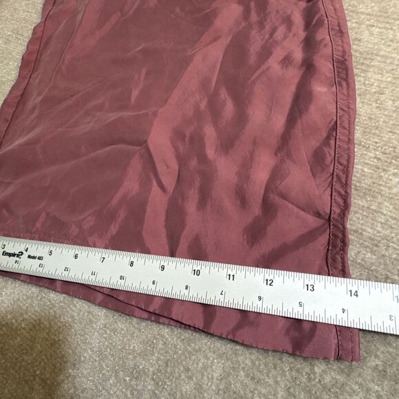 Athleta Pants Women Lg Calm Cool Pant Wide Leg Elastic Waist Mauve Silky Lounge‎ - Picture 6 of 7